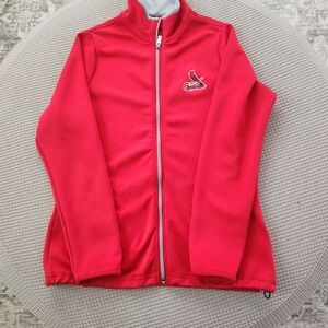 Antigua Womens‎ Full Zip Cardinals MLB Jacket Size Small Long Sleeve